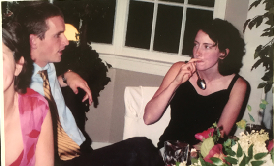 Brian and Joy at a Rehearsal Dinner in 2003